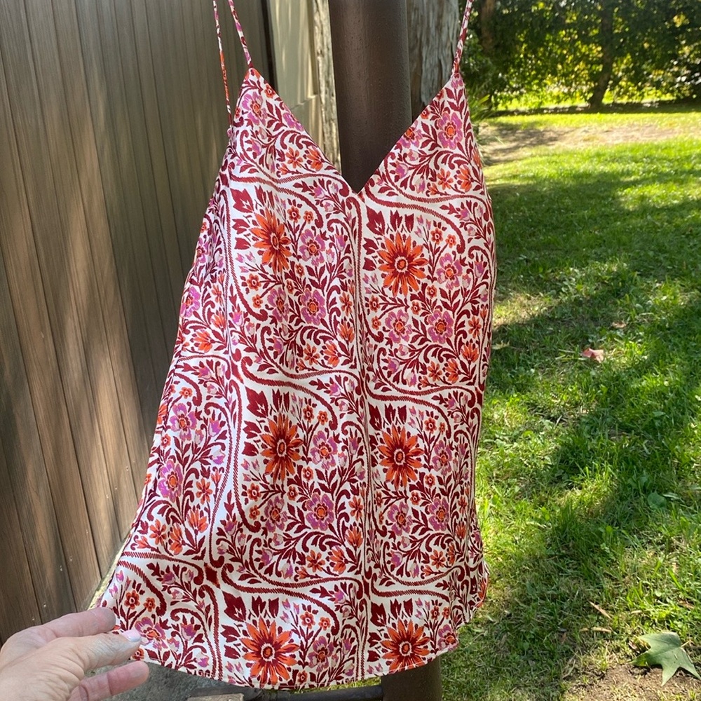 CAMI NYC TOP 100% SILK !